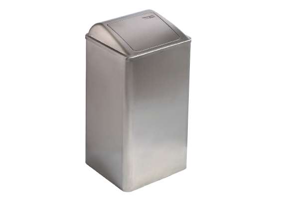 Mediclinics 65Litre Stainless Steel Satin Receptacle Bin