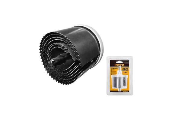 INGCO AKHS702 7pcs Set Hole Saw
