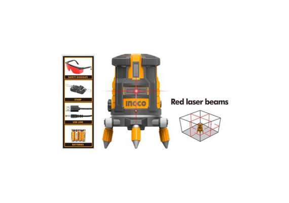 INGCO HLL306505 (Red Laser Beams) Self Leveling Line Laser