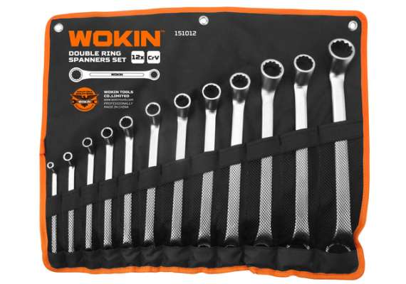 WOKIN 151012 12pcs Double Ring Wrench Set