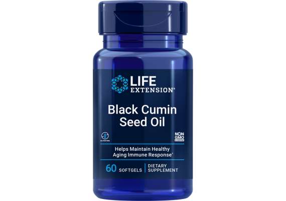 Life Extension Black Cumin Seed Oil 60 Softgels Supplement