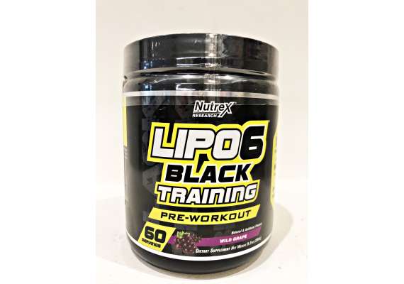 Nutrex Lipo6 60Servings Black Training Pre-Workout Supplement