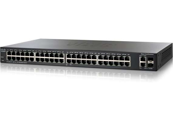 Cisco SF200-48 48-Port 10/100 None POE Ethernet Smart Switch