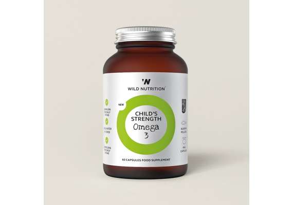 Wild Nutrition General Living Child's Strength Omega 3 60 Capsules