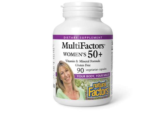 Natural Factors MultiFactors Women's 50+ 90 Vegetarian Capsules