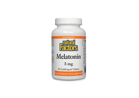Natural Factors 5mg Melatonin 90 Sublingual Tablets