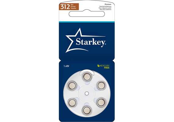 Starkey Size 312 Hearing Aid Batteries