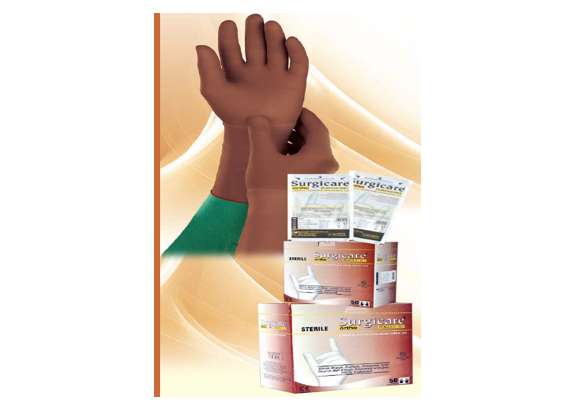 Surgicare Medium Latex Powder Free Orthopaedic Surgical Gloves