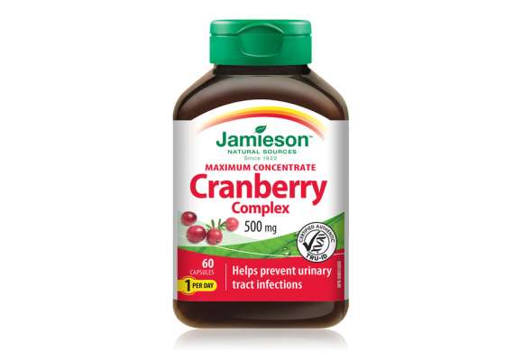 Jamieson 500mg Cranberry Complex 60 Capsules Supplement