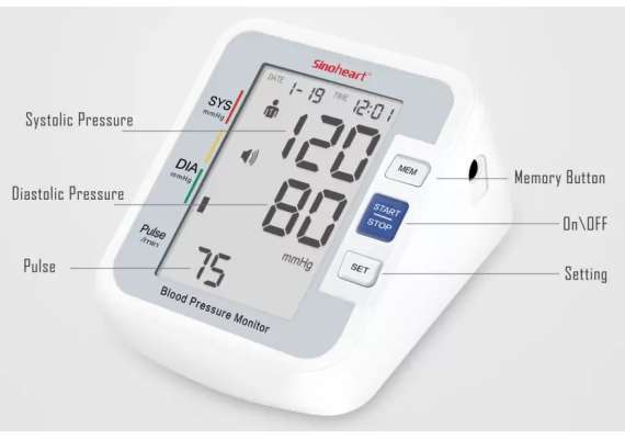 Sinocare BA801 Upper Arm Blood Pressure Monitor