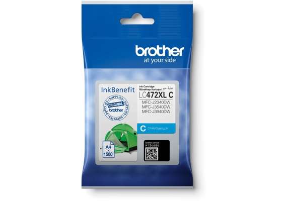 Brother LC472XLC Cyan High Cap Ink Cartridge