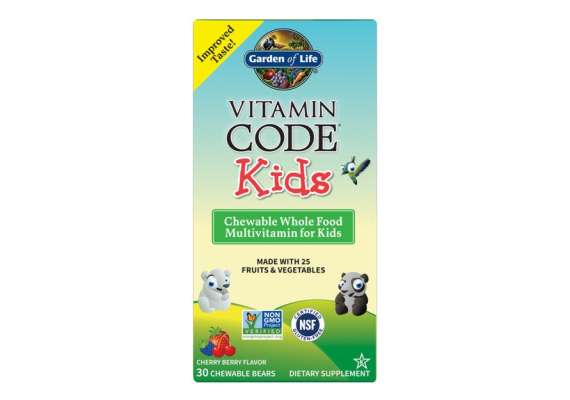 Garden of Life Vitamin Code Kids 60 Multivitamin Chewables