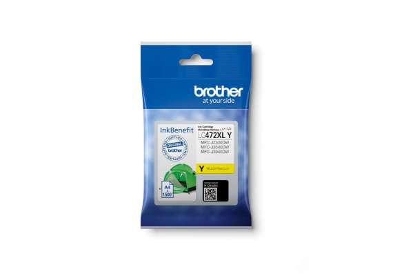 Brother LC472XL Yellow High Cap Ink Cartridge
