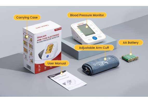 Sinocare BSX516 Upper Arm Blood Pressure Monitor
