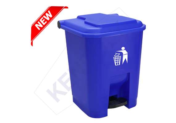 Kenpoly 50Litre Pedal Bin, Product Capacity: 50L, Product Colour: Blue