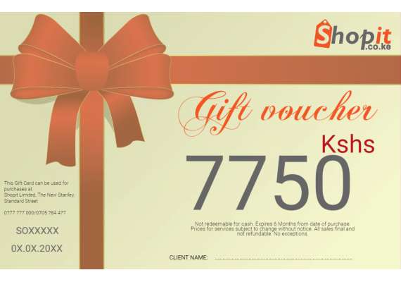 Shopit Kshs 7,750 Gift Voucher
