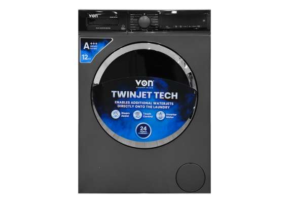 Von VALW-12FVK 12KG Front Load Washing Machine