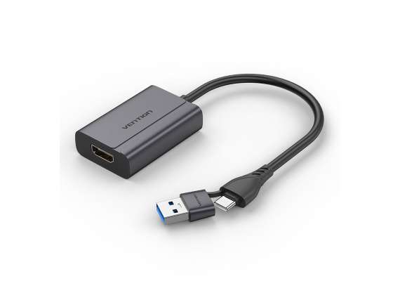 Vention USB C USB A to HDMI Adapter