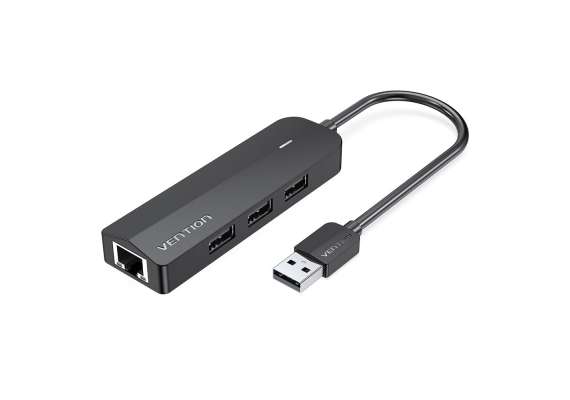 Vention 3 Port USB 2.0 Hub with Ethernet
