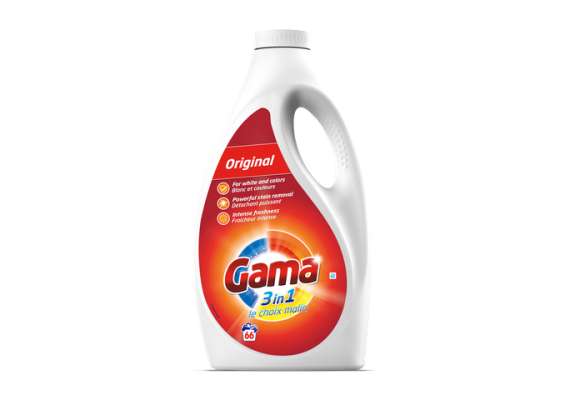 Gama  Liquid Regular 3L 66 Washes Laundry
