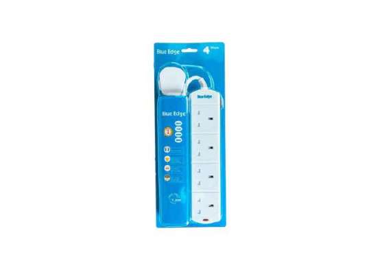 Blue Edge BE-204 4 Way Extension Socket