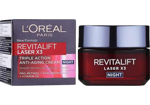Loreal Paris Revitalift Laser Triple Action Anti Ageing Night Cream
