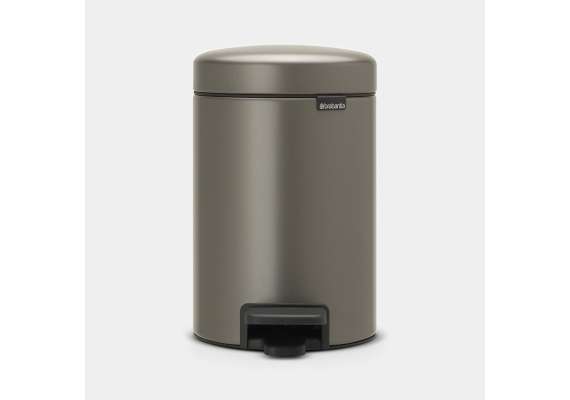 Brabantia Newicon 3L Pedal Bin, Product Capacity: 3L, Product Colour: Platinum