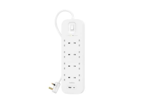 Belkin Connect 8 Way Extension with Surge Protector