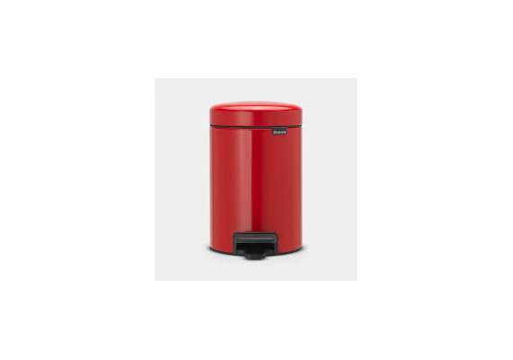 Brabantia Newicon 3L Pedal Bin, Product Capacity: 3L, Product Colour: Passion Red