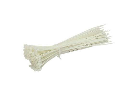 Tronic NT 0250-76 250 X 7.6 White Cable Ties