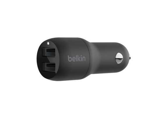 Belkin BoostCharge 24W Dual USB-A Car Charger