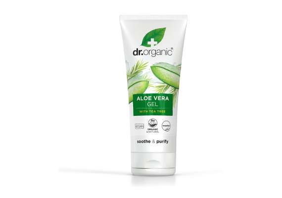 Dr Organic 200ml Aloe Vera Gel with Tea Tree Moisturizer