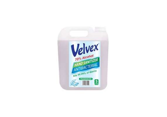 Velvex 5Litre Liquid Hand Sanitizer, Sterilizer Scents: Summer Breeze