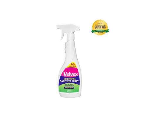 Velvex 530ml 6Pack Multipurpose Hand Sanitizer Spray, Sterilizer Scents: Summer Breeze
