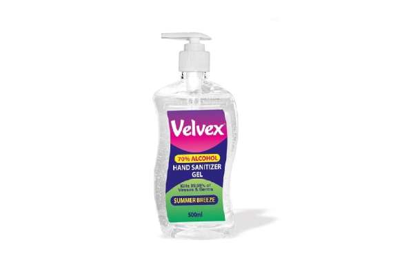 Velvex 500ml 6Pack Gel Pump Hand Sanitizer, Product Capacity: 500ml, Sterilizer Scents: Summer Breeze