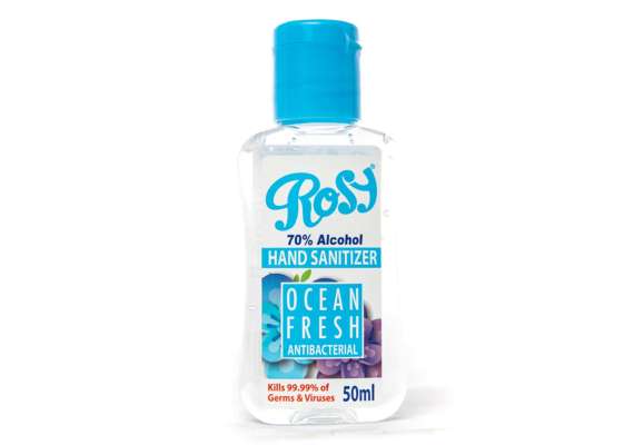 Rosy 50ml 24Pack Hand Sanitizing Gel, Sterilizer Scents: Ocean Breeze