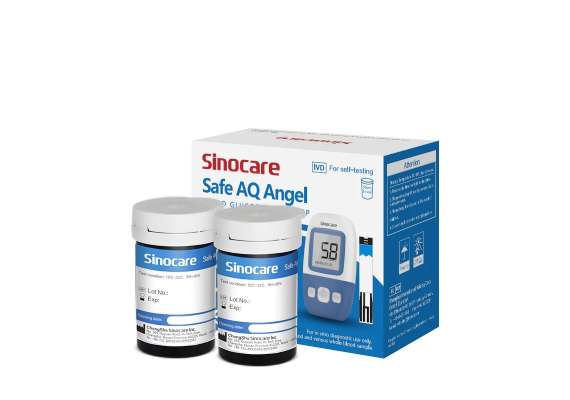 Sinocare Safe AQ Angel 50Pack Blood Glucose Test Strips