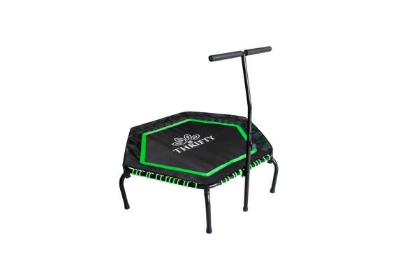 Thrifty Rebounder Spring Free with Handle Mini Trampoline