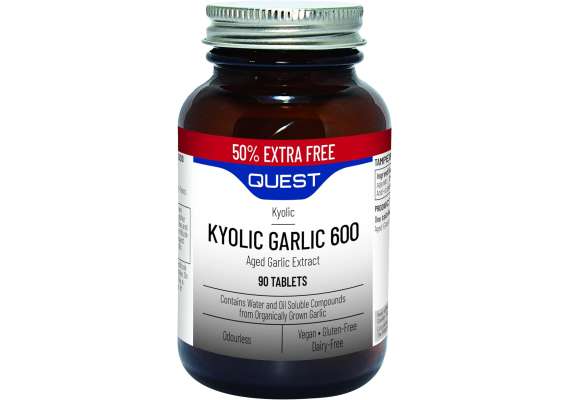 Quest 600mg Kyolic Garlic 90Tablets Supplement