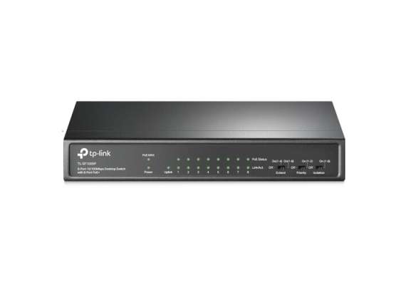 TP-Link TL-SF1009P  9 Port  Desktop Switch with 8-Port PoE+
