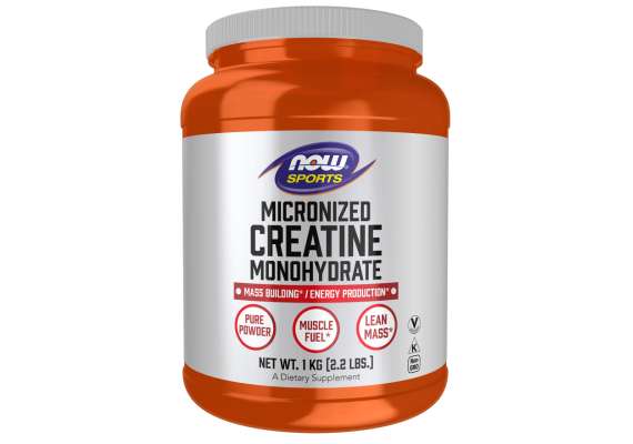 Now 1Kg Creatine Monohydrate Micronized Powder
