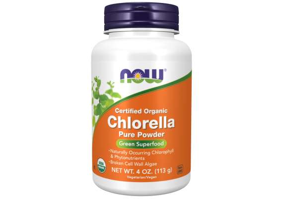 Now 113gm Chlorella Powder Supplement