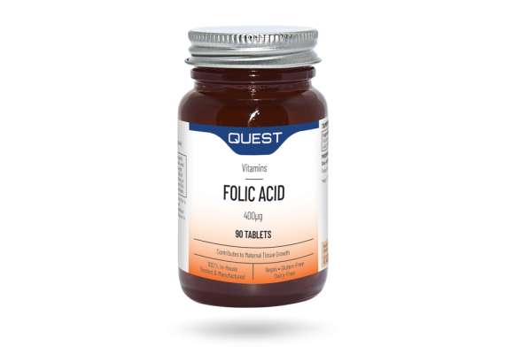 Quest 400mcg 90 Folic Acid Tablets
