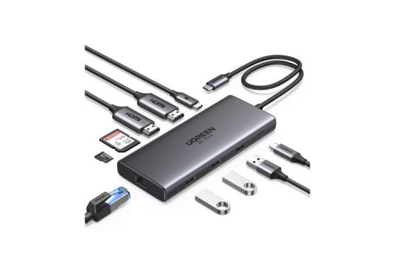 UGREEN  CM639 10-in-1 USB-C Multifunction Adapter