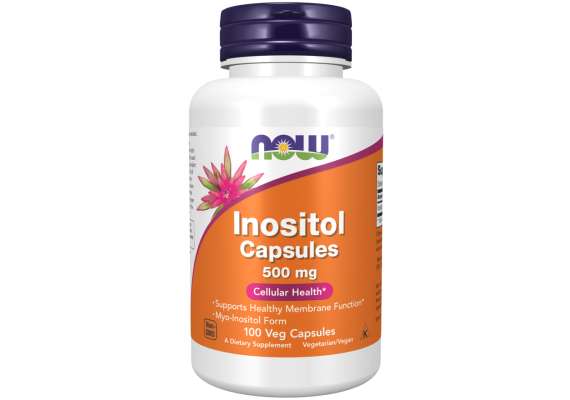Now 500mg Inositol 100Capsules Supplement