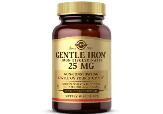 Solgar Gentle Iron 90 Vegetable Capsules Supplement