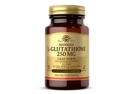 Solgar Glutathione 250mg 30 Vegetable Capsules Supplement