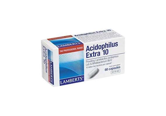 Lamberts Acidophilus Extra10 60Capsules Supplement