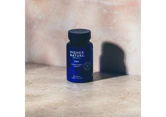 Higher Nature Zinc 20mg plus Copper 90 Vegan Tablets Supplement