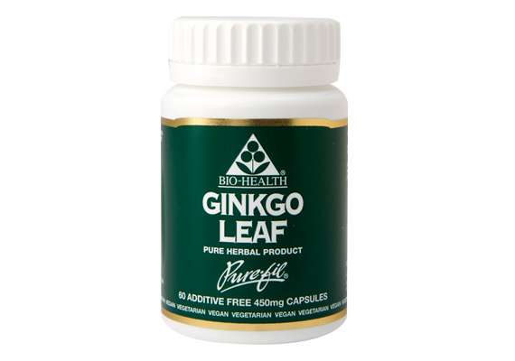 BioHealth 450mg Ginkgo Leaf 60 Capsules Supplement